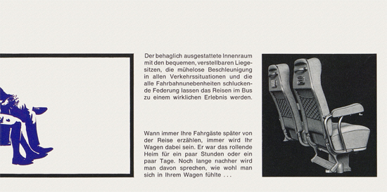 Prospekt Büssing Reisebusse 1964