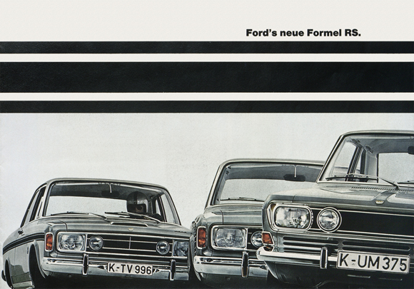 Prospekt Ford's neue Formel RS 1970