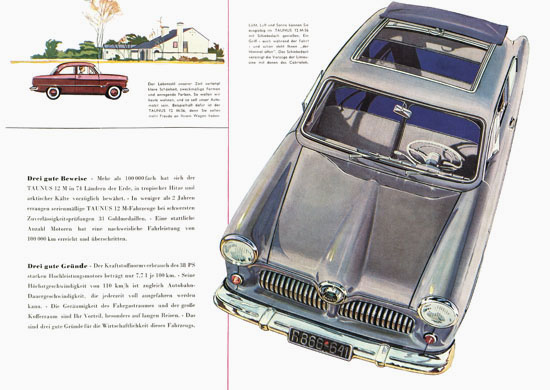 Prospekt Ford Taunus 12 M 1956