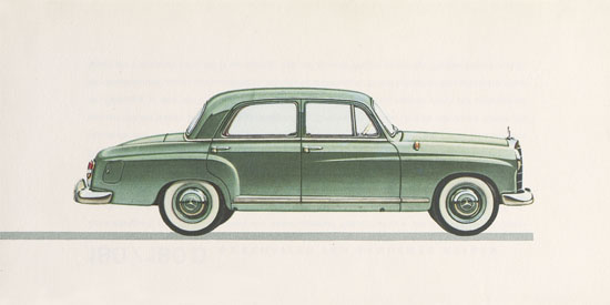 Prospekt Mercedes Benz Personenwagen 1959