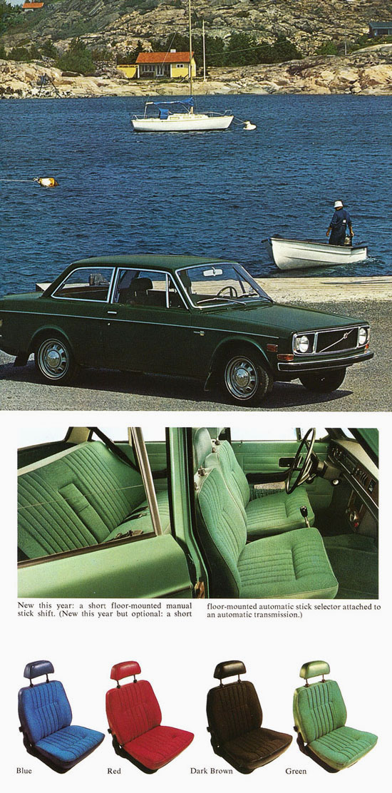 Brochure Volvo cars 1972