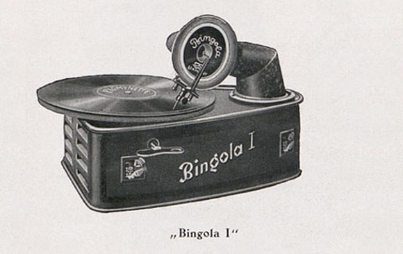 Bing Modell Bingola 1, Jugend-Sprechmaschine Bingola 1