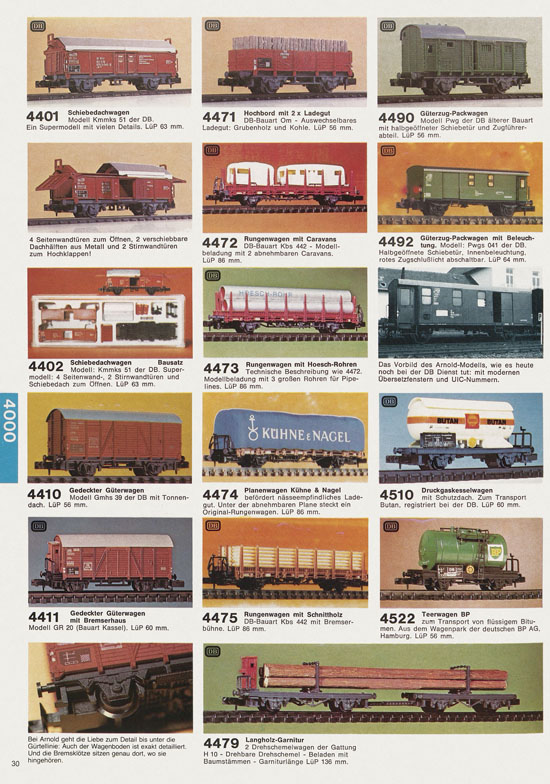 Arnold Katalog N-Modellbahnen 1978-1979