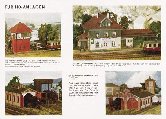 Auhagen Bausätze Katalog 1970