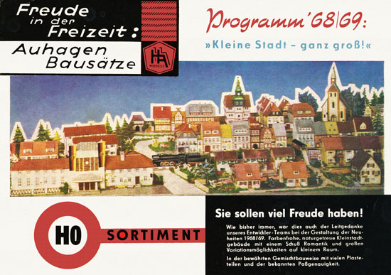 Auhagen Bausätze Katalog 1968-1969