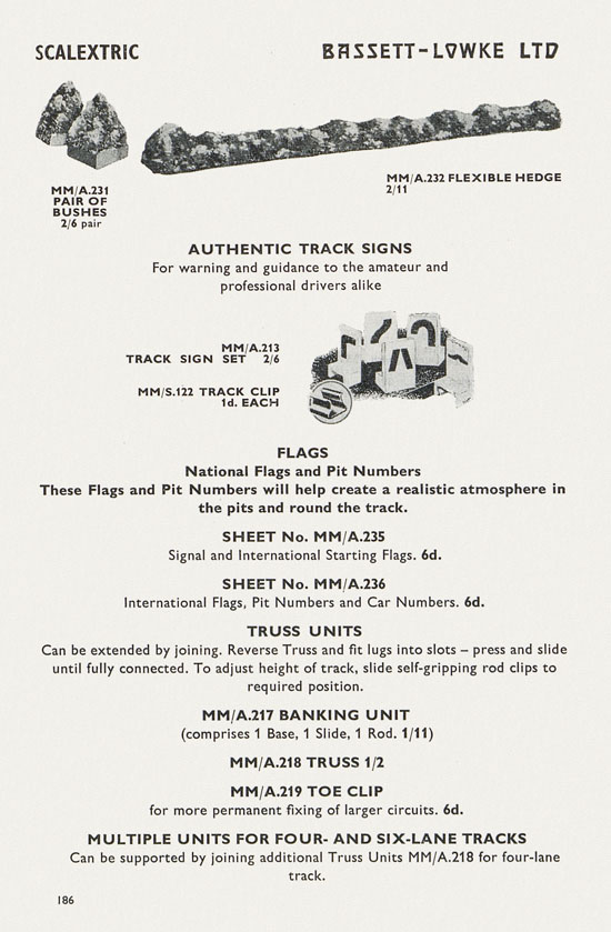 Bassett-Lowke catalogue 1962