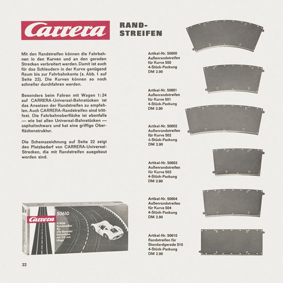 Carrera Katalog 1967-1968