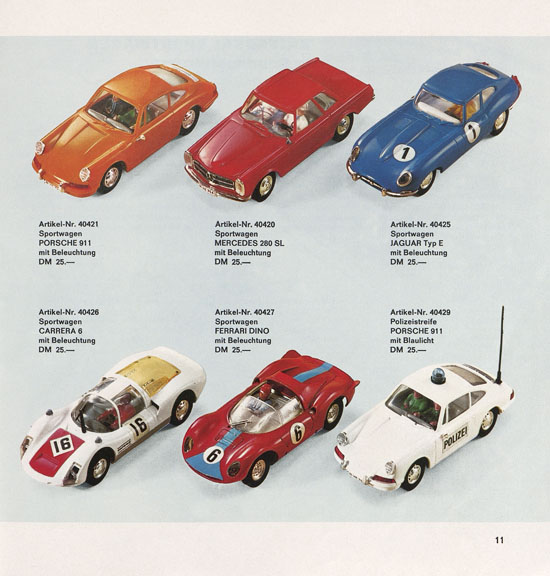 Carrera Katalog 1969-1970