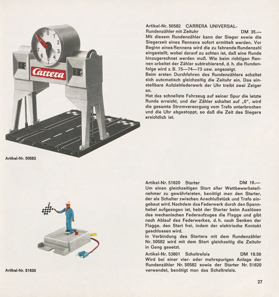 Carrera Katalog 1970-1971