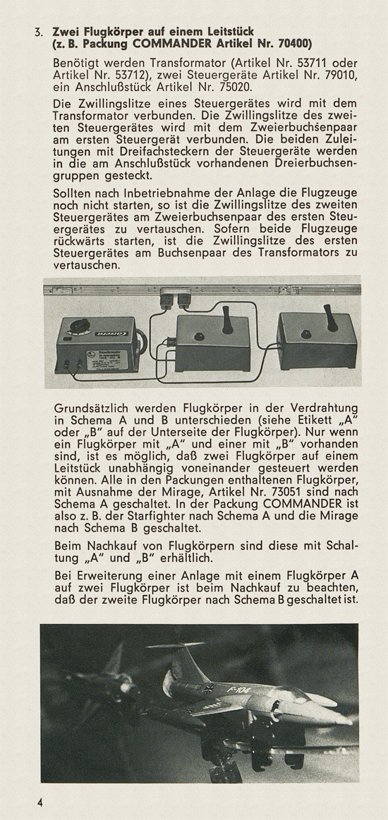 Carrera Jet Anleitung 1970