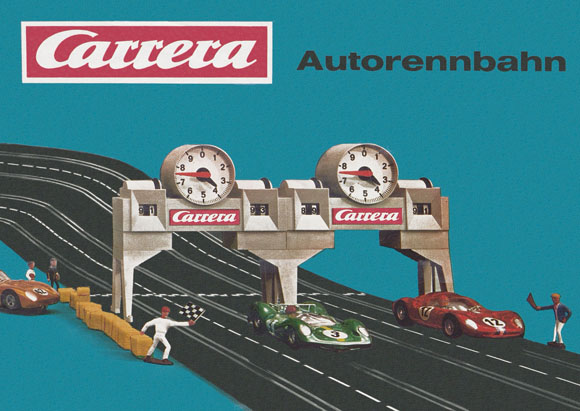 Carrera Autorennbahn Produktblatt 1968