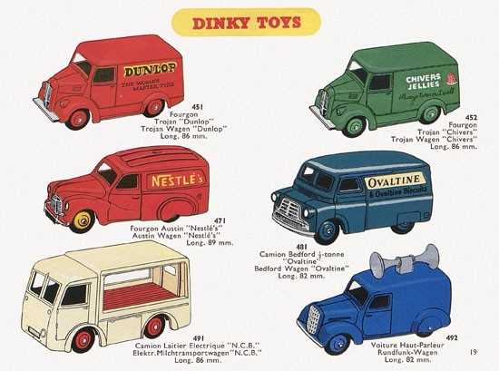 Dinky Toys Katalog 1956, Dinky Supertoys 1956