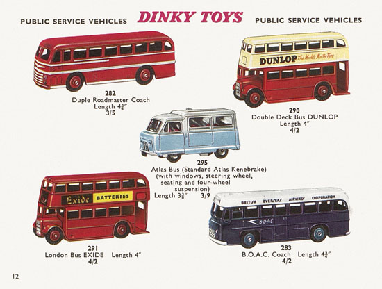 Dinky Toys Katalog 1960