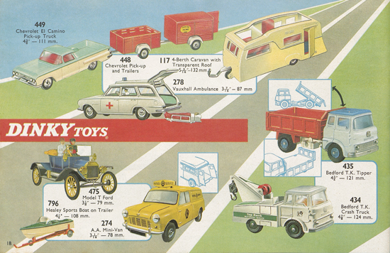 Dinky Toys Katalog 1965, Dinky Supertoys 1965