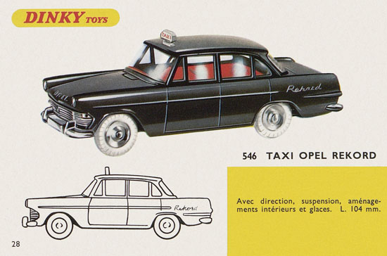 Dinky Toys Katalog 1967