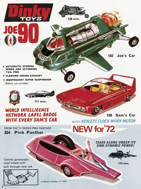 Dinky Toys Katalog 1972, Dinky Supertoys 1972