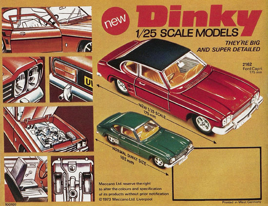 Dinky Toys Katalog 1973, Dinky Supertoys 1973
