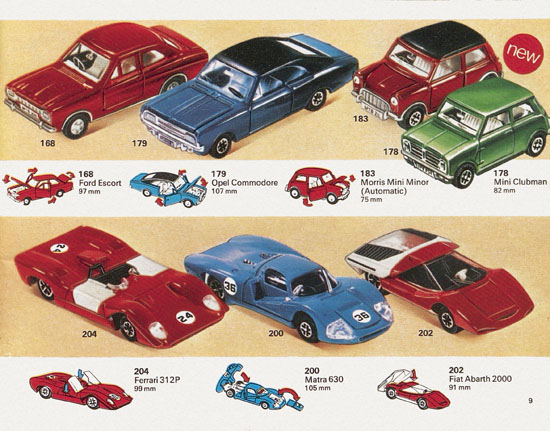 Dinky Toys Katalog 1974, Dinky catalog 1974