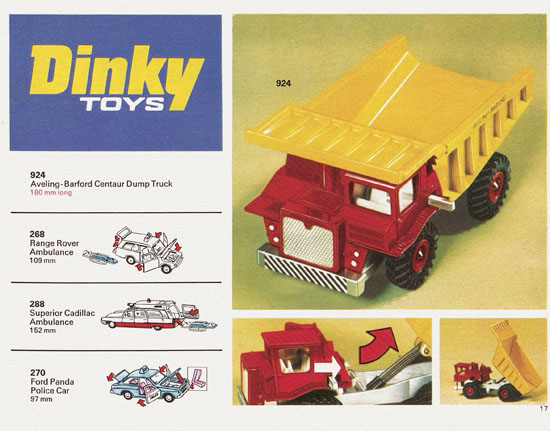 Dinky Toys Katalog 1974, Dinky catalog 1974