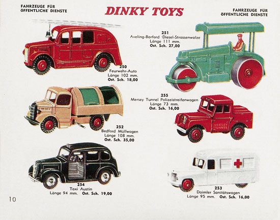 Dinky Toys Katalog Austria ca. 1960