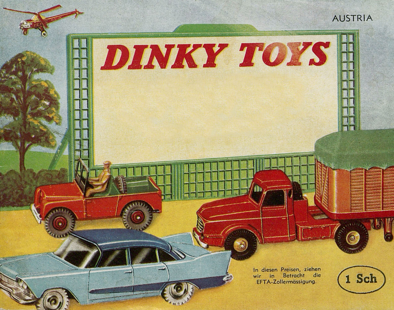 Dinky Toys Katalog Austria ca. 1960, Dinky Supertoys