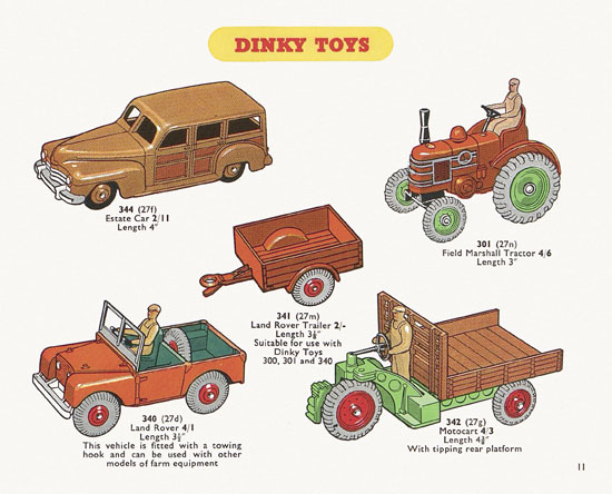 Dinky Toys catalogue 1954