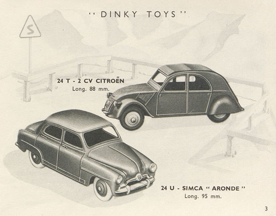 Dinky Toys catalogue 1955