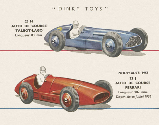 Dinky Toys catalogue 1956