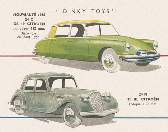 Dinky Toys catalogue 1956