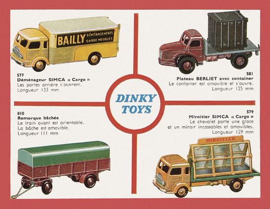 Dinky Toys et Dinky Supertoys catalogue 1960