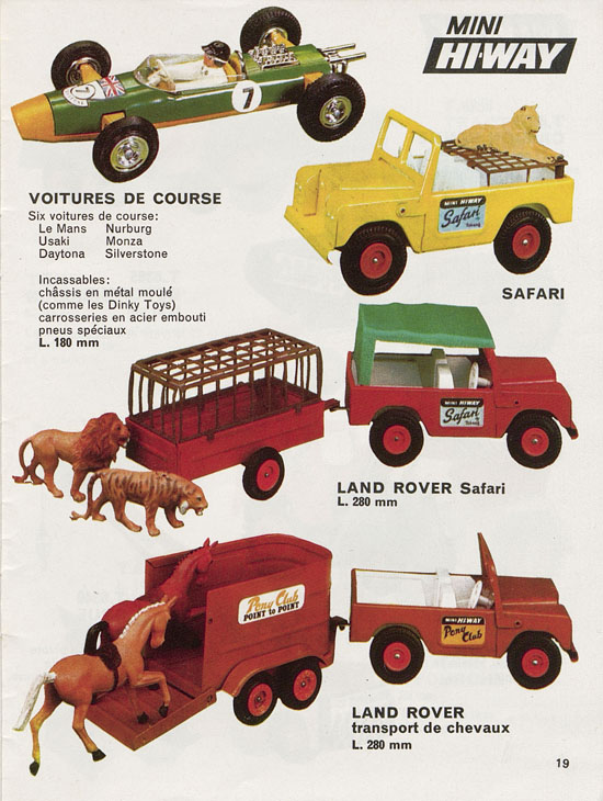 Dinky Toys catalogue France 1971