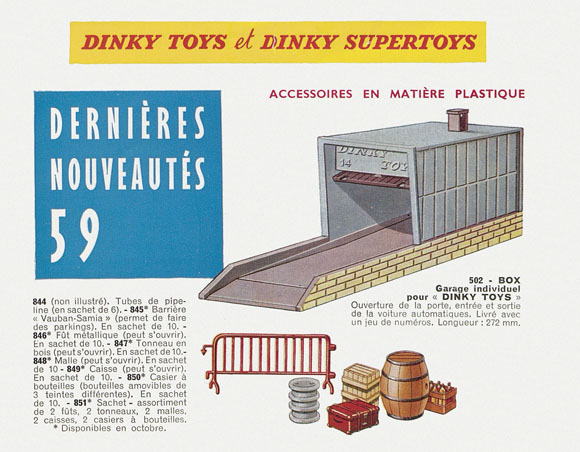 Dinky Toys Dernières Nouveautès 1959