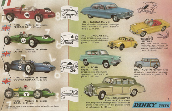 Dinky Toys Nouveautès 1965-1966