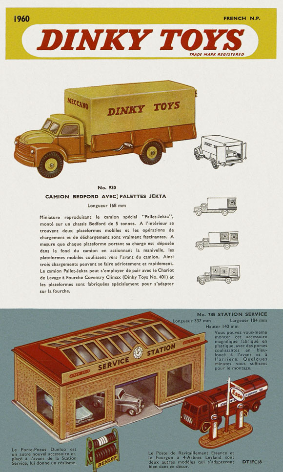 Dinky Toys brochure 1960