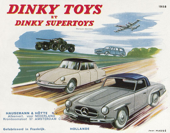Dinky Toys et Dinky Supertoys Hollande 1958