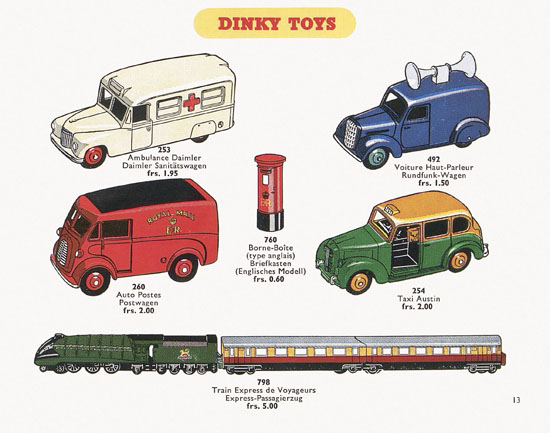 Dinky Toys Katalog 1955, Dinky Supertoys 1955