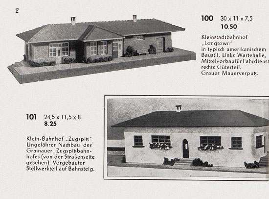 Faller Katalog 1955