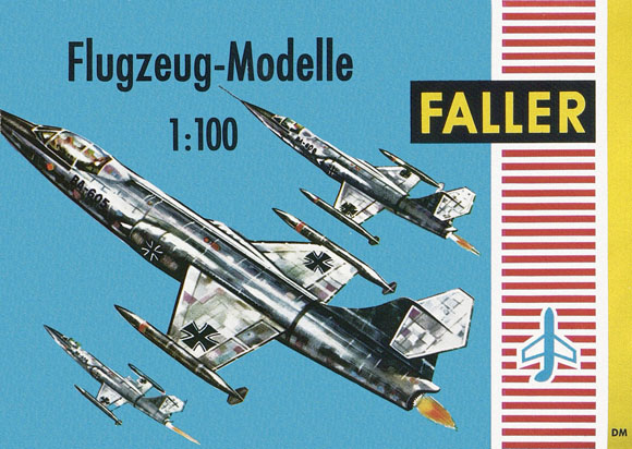 Faller Faltblatt Flugzeug-Modelle