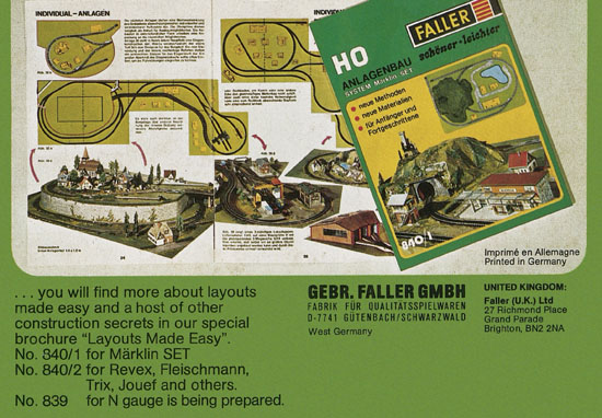 Faller The new way to build layouts