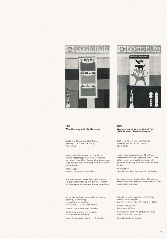 HABA Holzspielwaren Katalog 1965-1966