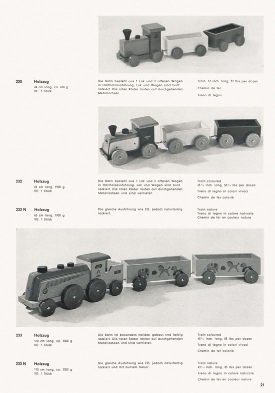HABA Holzspielwaren Katalog 1965-1966