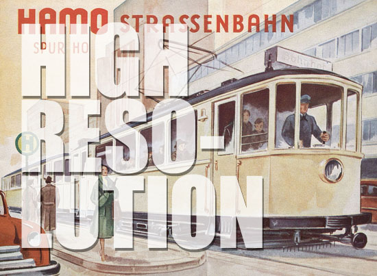 Hamo Katalog Strassenbahn 1956