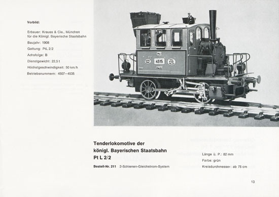 Heinzl Modellbahnen Katalog 1966