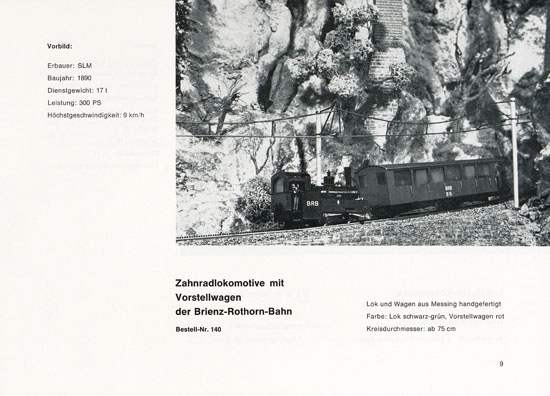 Heinzl Modellbahnen Katalog 1968