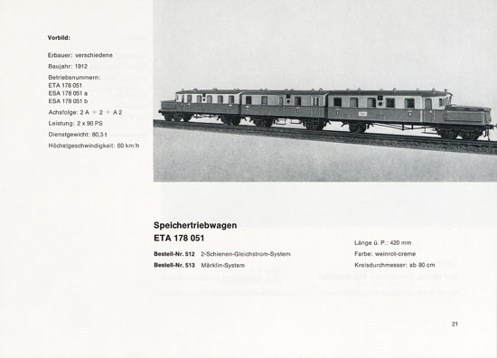 Heinzl Modellbahnen Katalog 1968