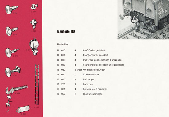 Heinzl Modellbahnen Katalog 1967