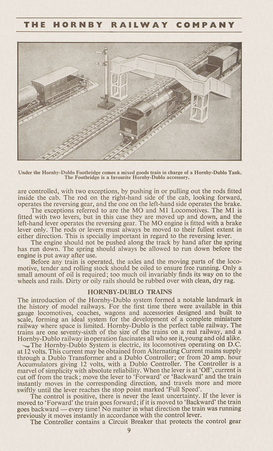 Hornby Railway Company brochure 1955