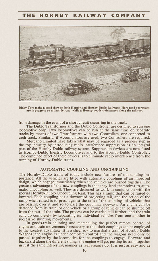 Hornby Railway Company brochure 1955