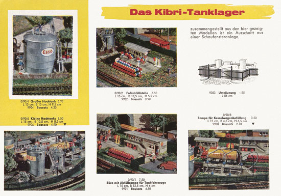 Kibri Modellbahn-Zubehör Spur H0 1960