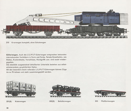Liliput H0-Modellbahn Katalog 1962